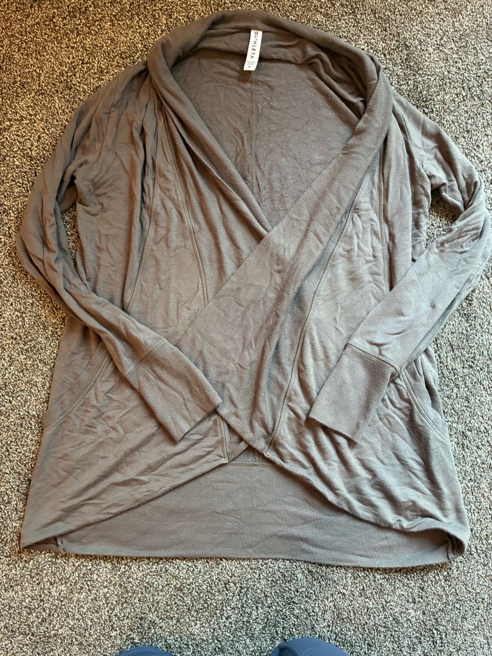 Athleta Brown Pranayama Cardigan